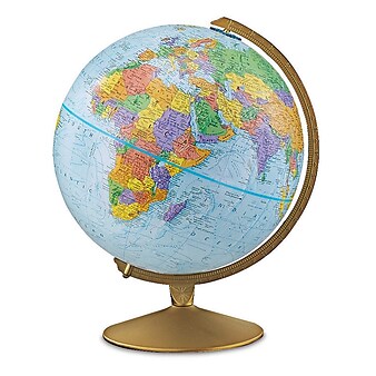 Replogle Globes The Explorer Political Raised Relief Classroom Globe, 12"
