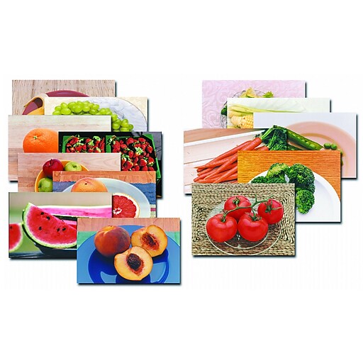 Stages Learning Materials® Fruits & Vegetables Poster Set (SLM153) at