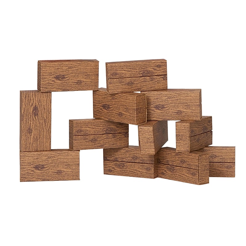 Smart Monkey Toys ImagiBRICKS Giant Timber Building Block Set, 16 Pieces/Set (SMT5016) image 1