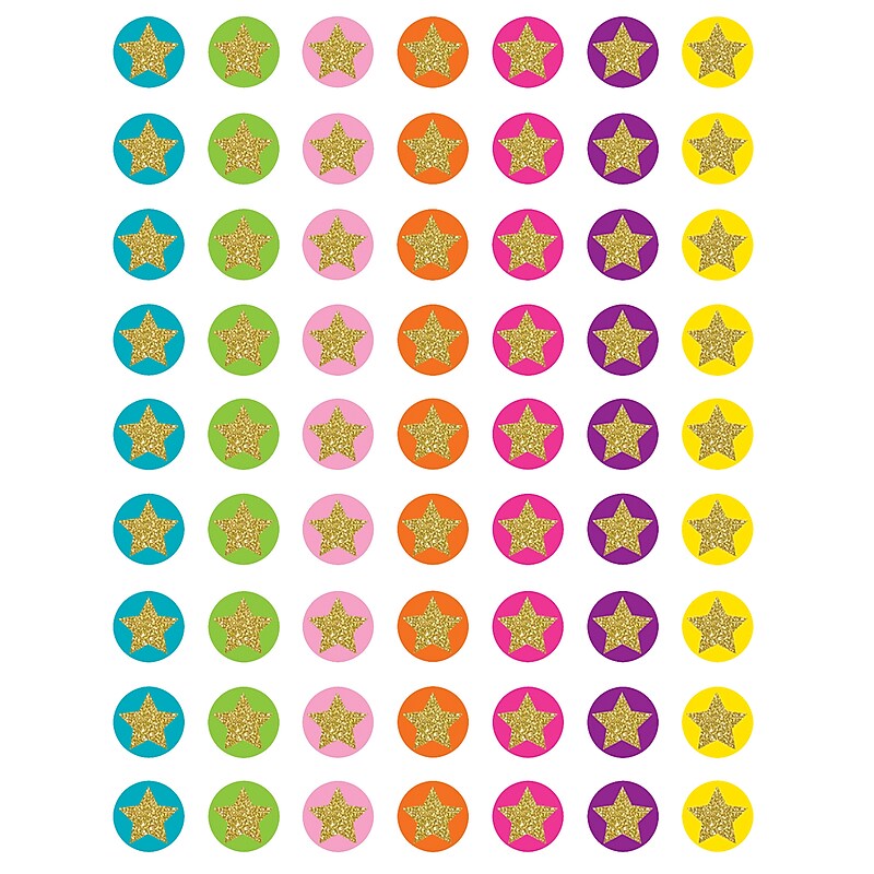 Teacher Created Resources® Confetti Stars Mini Stickers, Pack of 378 (TCR3602) image 1