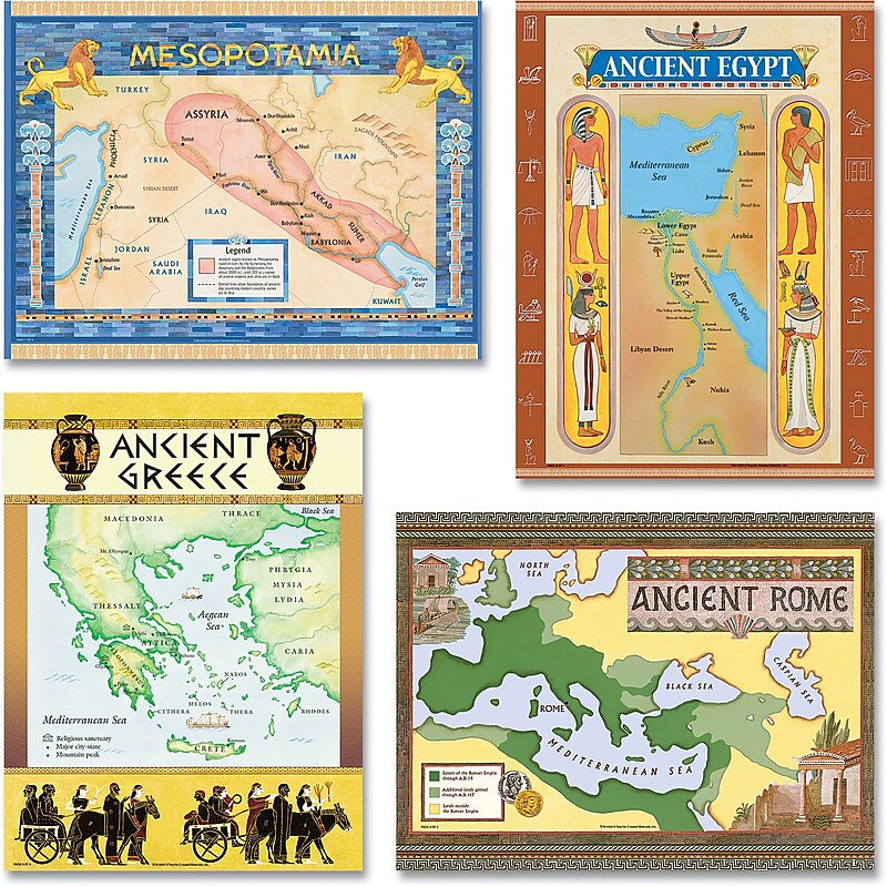Ancient Civilizations Bulletin Board Set image 1