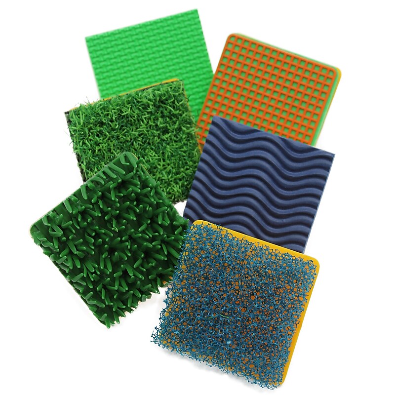 Textured Paint Stampers, 6 Designs, 2-3/8" x 2-3/8", 6/pkg image 1