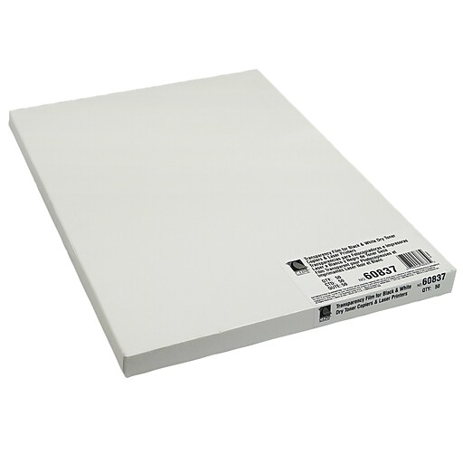 CLine® Laser Printer/Plain Paper Copier Film, Clear Staples