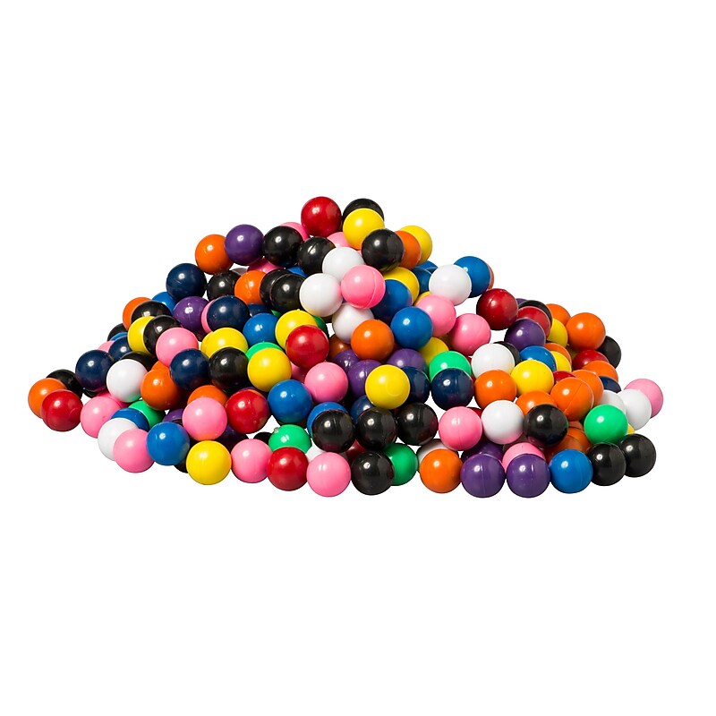 Dowling Magnets Solid Magnet Marbles, Assorted Colors, 400/Box (DO-736710) image 1