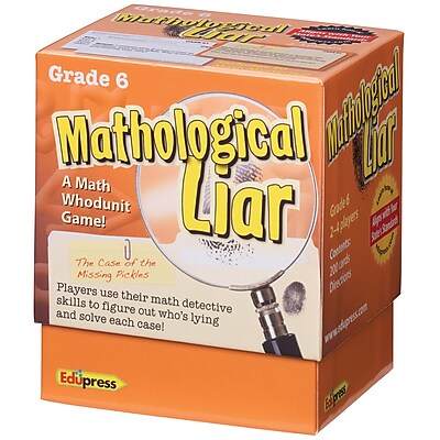 Edupress Mathological Liar Game Grades 6th Ep 3399 At Staples