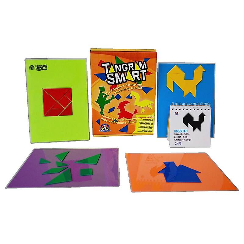 EduStic Tangram Smart Matching Game, Grades K+ (ES-TSG01) image 1
