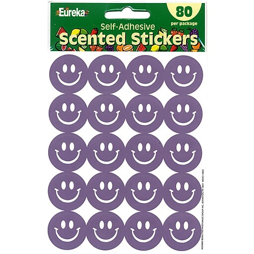 Shop Staples for Eureka® Stickers, Scented Smiles Grape