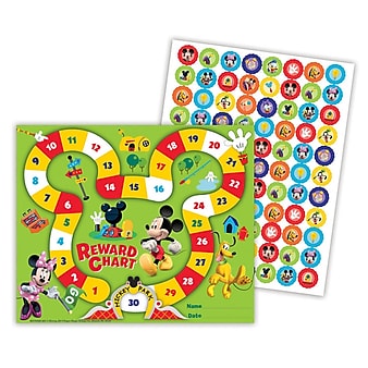 Eureka® Mickey Park Mini Reward Chart, Mickey Mouse Clubhouse, 5" x 6" (EU-837036)