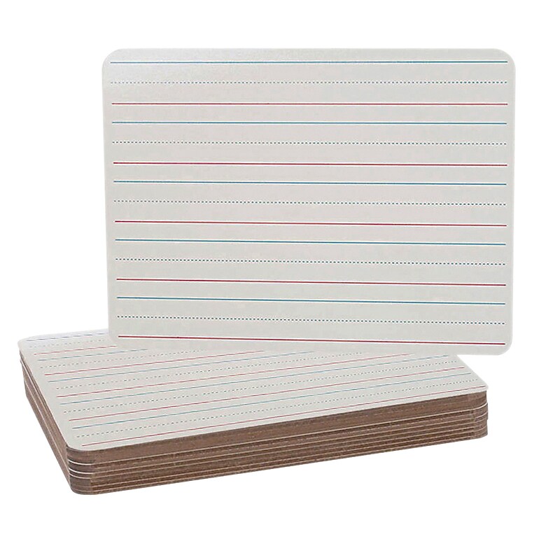 Flipside Ruled Double-Sided Dry-Erase Whiteboard, 9" x 12" (FLP10134) image 1
