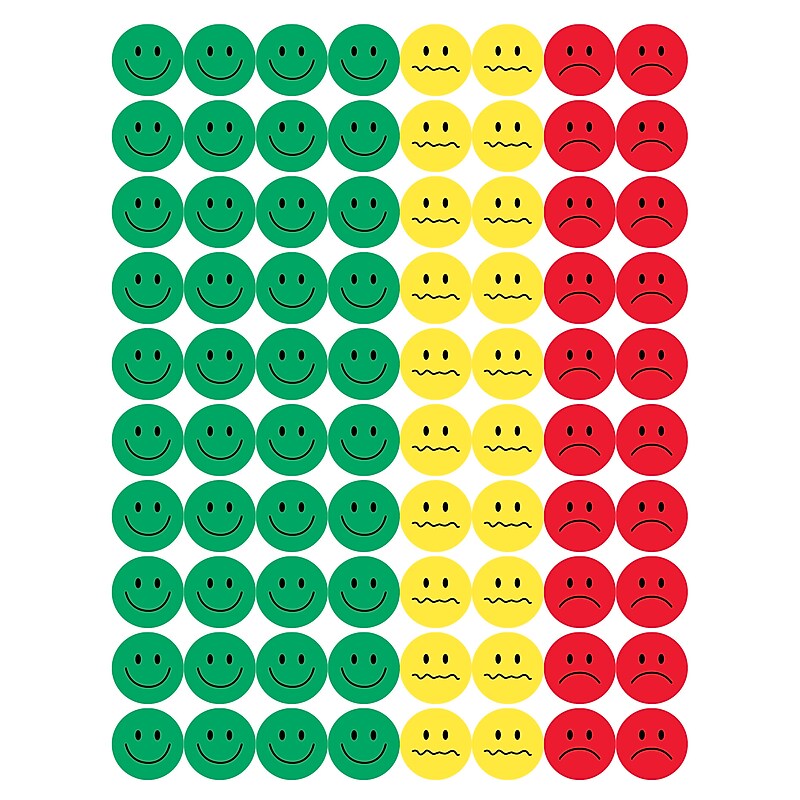 Hygloss Behavior Stickers, 1/2", Assorted Colors, 320 ct. (HYG41825) image 1