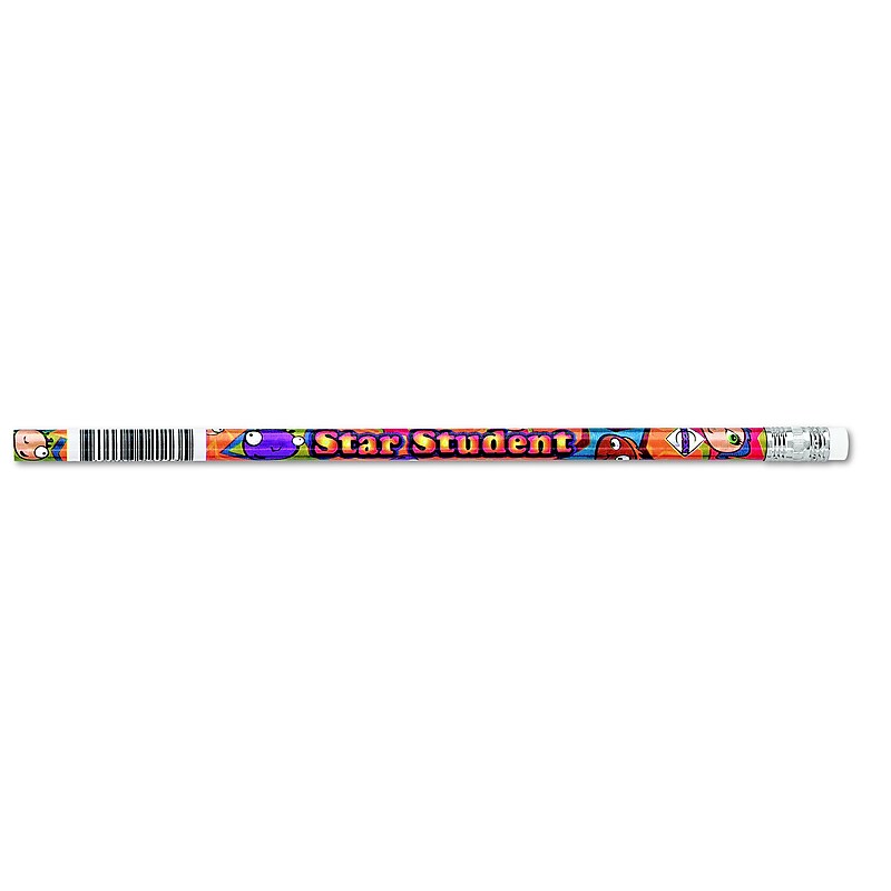 J.R. Moon Star Student Motivational Pencil, Pack of 144 (JRM2113G) image 1
