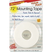 Miller Studio Remarkably Removable Magic Mounting Tape, 1" x 2 yds., White, 6/Bundle (MIL3239)