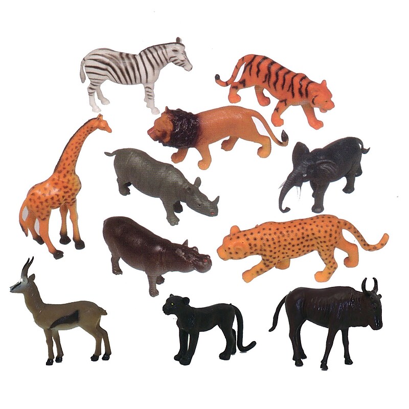 Get Ready Kids® Zoo Animals Playset, 6", 11/Set image 1
