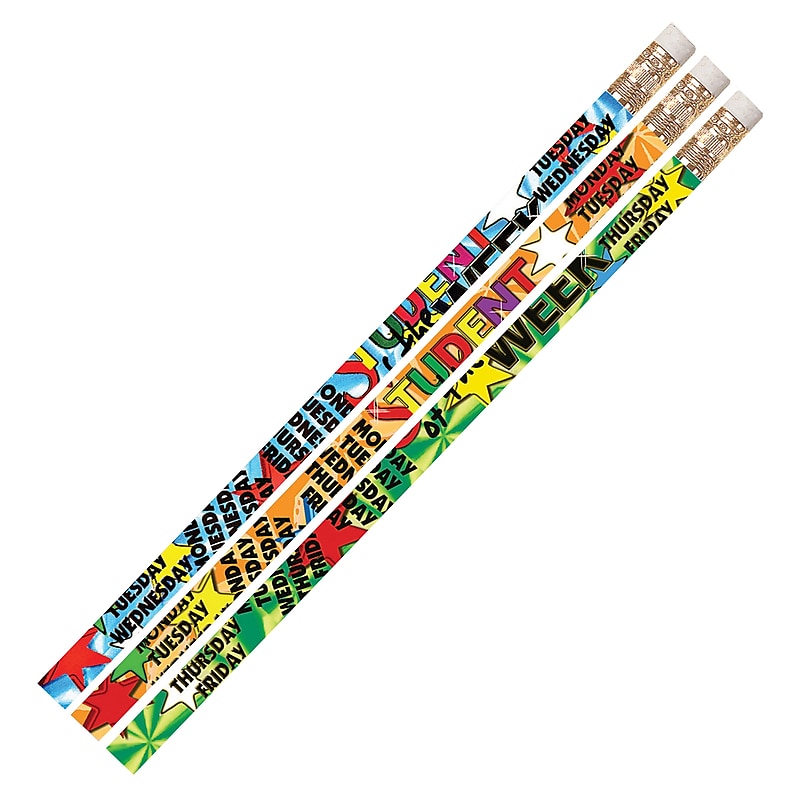 Musgrave Student Of The Week Motivational Pencils, Pack of 12 (MUS1383D) image 1
