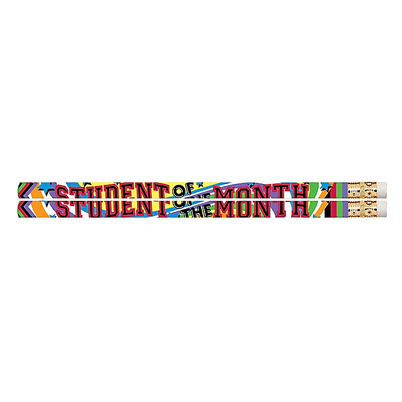 Musgrave Pencil Company Student of the Month Wooden Pencil, 0.5mm, #2 Hard Lead, 144/Box (MUS2475G) image 1