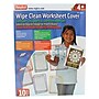 Roylco Wipe Clean Worksheet Cover Dry-Erase Whiteboard, Plastic Frame, 9" x 12" (R-59040)~#|#~m007124113_sc7