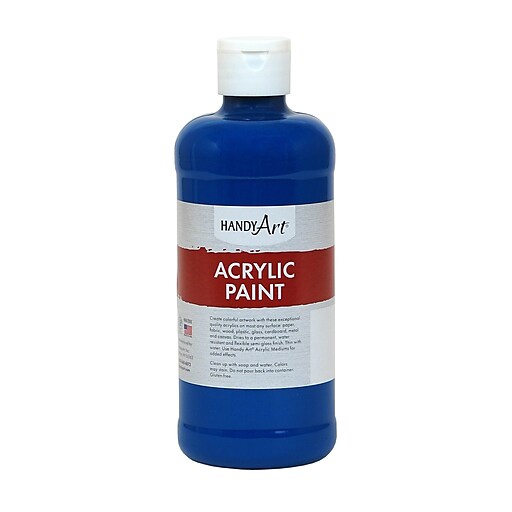 Handy Art Acrylic Paint 16 oz Ultra Blue