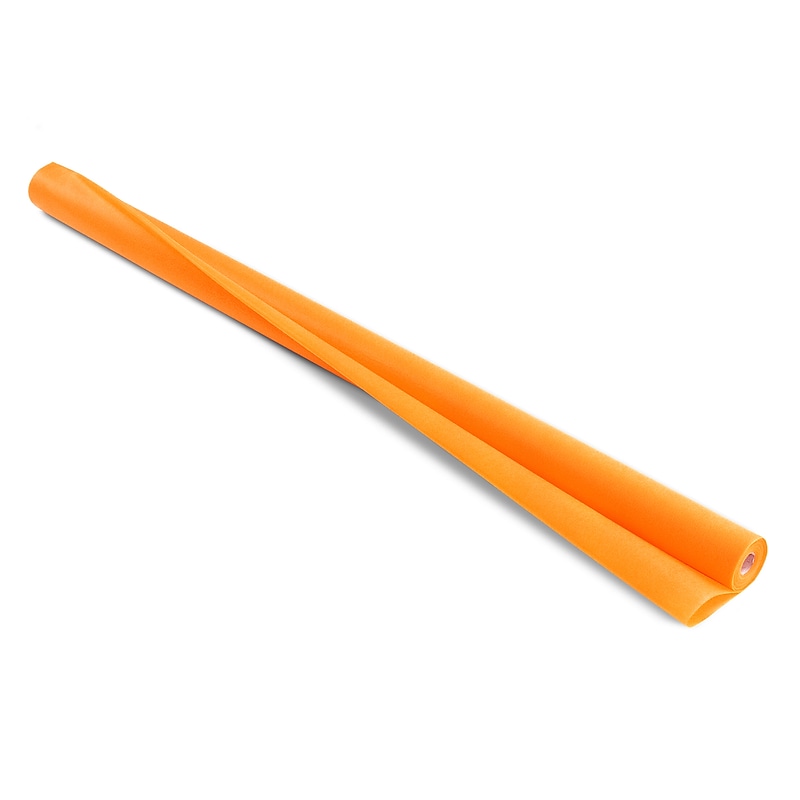 Smart Fab Disposable Art & Decoration Fabric, 48" x 40' Roll, Orange  (SMF1U384804020) image 1