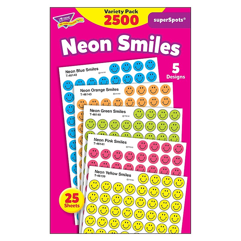 Neon Smiles superSpots® Variety Pack image 1