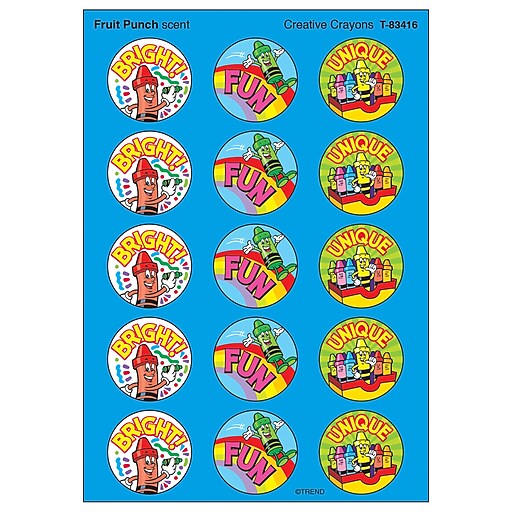 Shop Staples for Trend Enterprises® Stinky Stickers, Creative Crayons