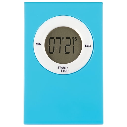 Teacher Created Resources Digital Timer, Aqua (TCR20719) Staples