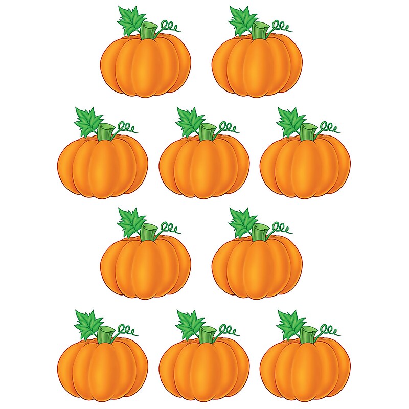 Teacher Created Resources 6" Accents, Pumpkins, 30/Pack (TCR4146) image 1