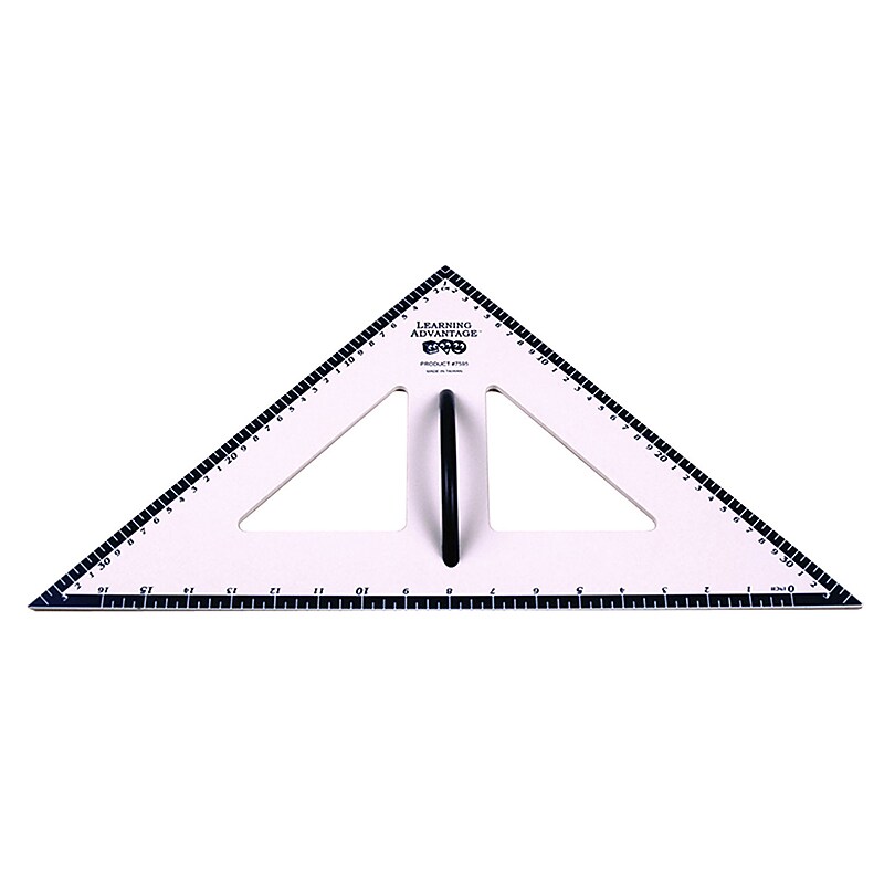 Learning Advantage™ 45/45/90 Degree Dry Erase Magnetic Triangle image 1