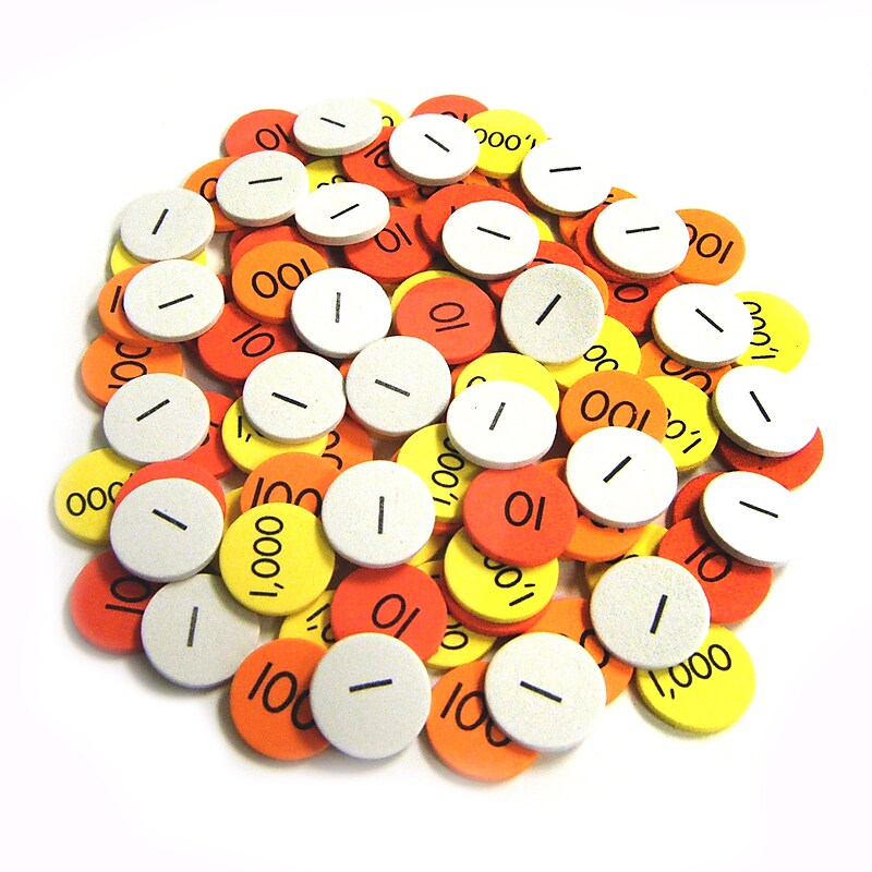 Sensational Math™ Class Set Place Value Disc, 1500 Discs (ELP626654) image 1