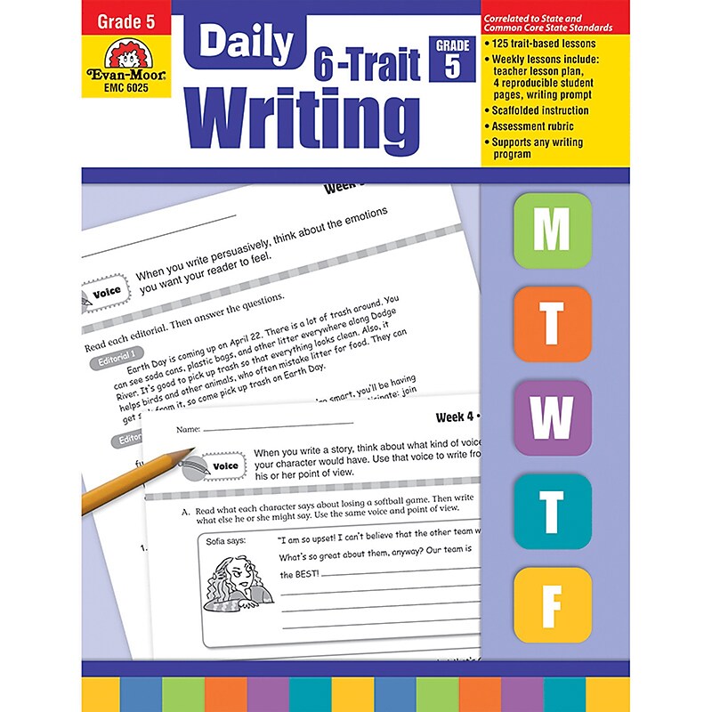 Daily 6 Trait Writing, Grade 5 image 1