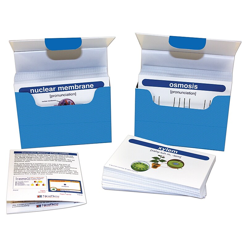 Life Science Vocabulary Builder Flash Card Set Middle School, 401/pack (NP-446017) image 1