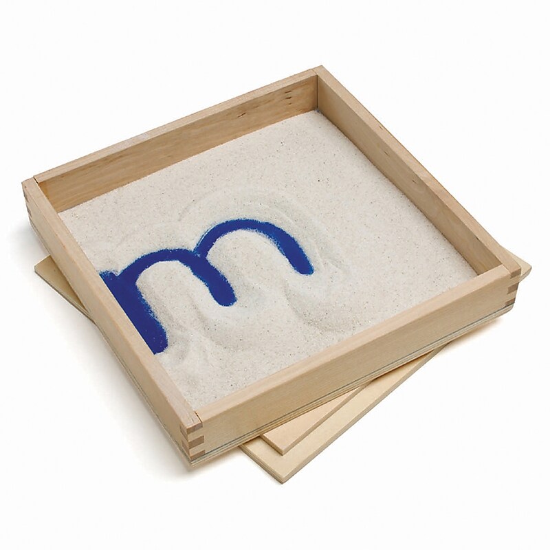 Primary Concepts® Letter Formation Sand Tray, 8" x 8", Pack of 4 (PC-2012) image 1