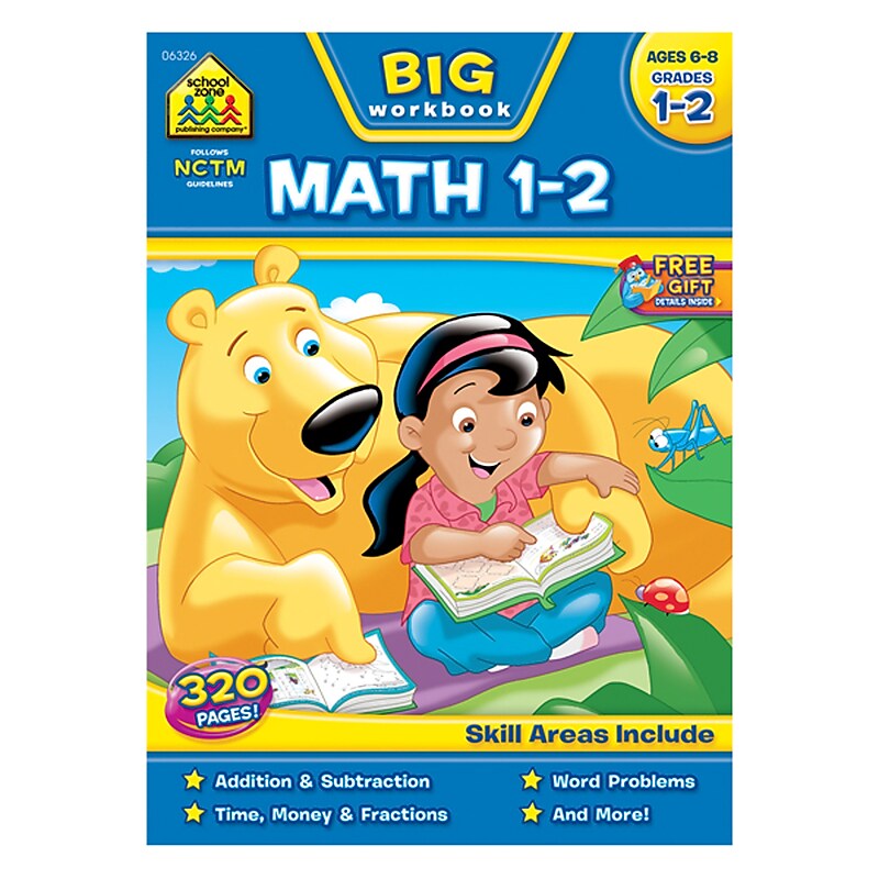 Big Workbook Math, Grades 1-2 image 1