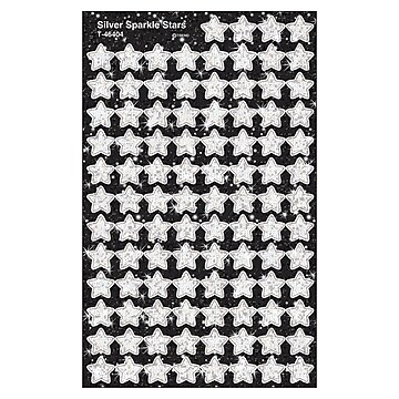 400 ct Trend Enterprises Inc Colorful Sparkle Stars superShapes Stickers T-464 