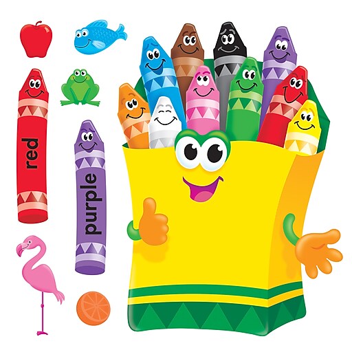 36 ct Trend Enterprises Inc Crayons Mini Accents Variety Pack T-10811 