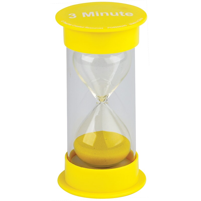 Teacher Created Resources 3 Minute Sand Timer, Medium (TCR20759) image 1