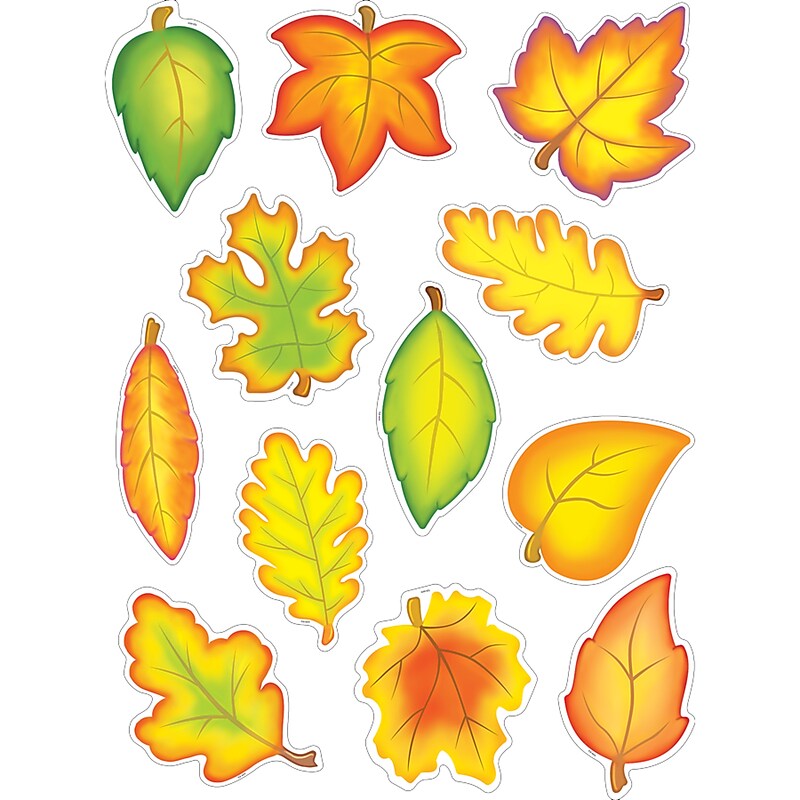 Teacher Created Resources 6" x 6" Fall Leaves Accents, 30 Pack (TCR4419) image 1