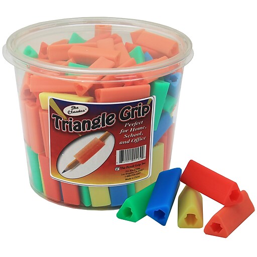 The Pencil Grip Triangle Pencil Grips, Assorted, 200/Pack (TPG162200
