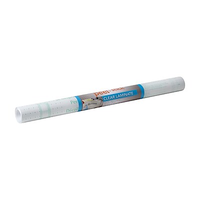 duck paper clear laminate roll adhesive laminating liner staples peel stick ft brand shelf