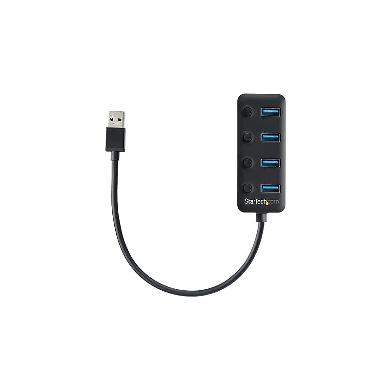 StarTech 4-Port USB 3.0 Hub (HB30A4AIB) image 1