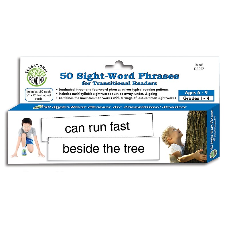 50 Sight-Word Phrases for Transitional Readers image 1