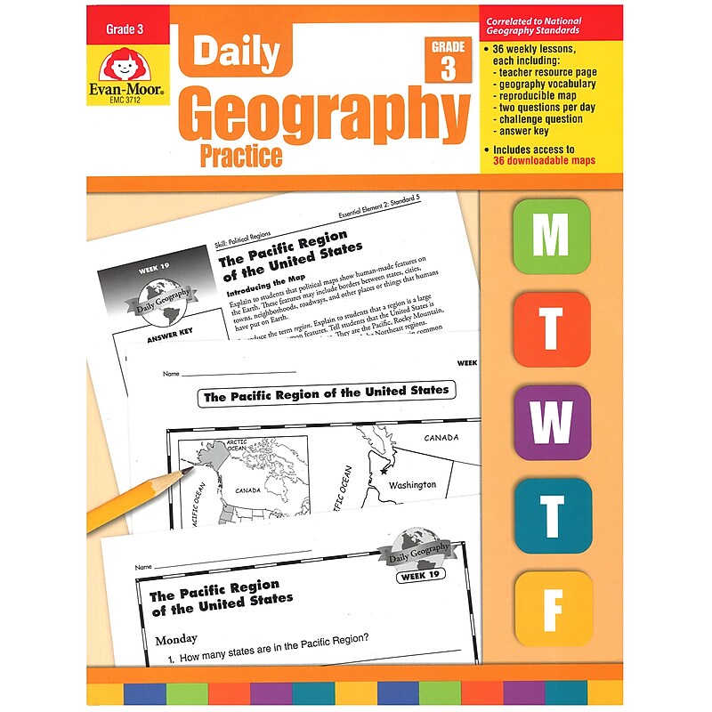 Daily Geography Practice Resource Book, Grade 3 image 1