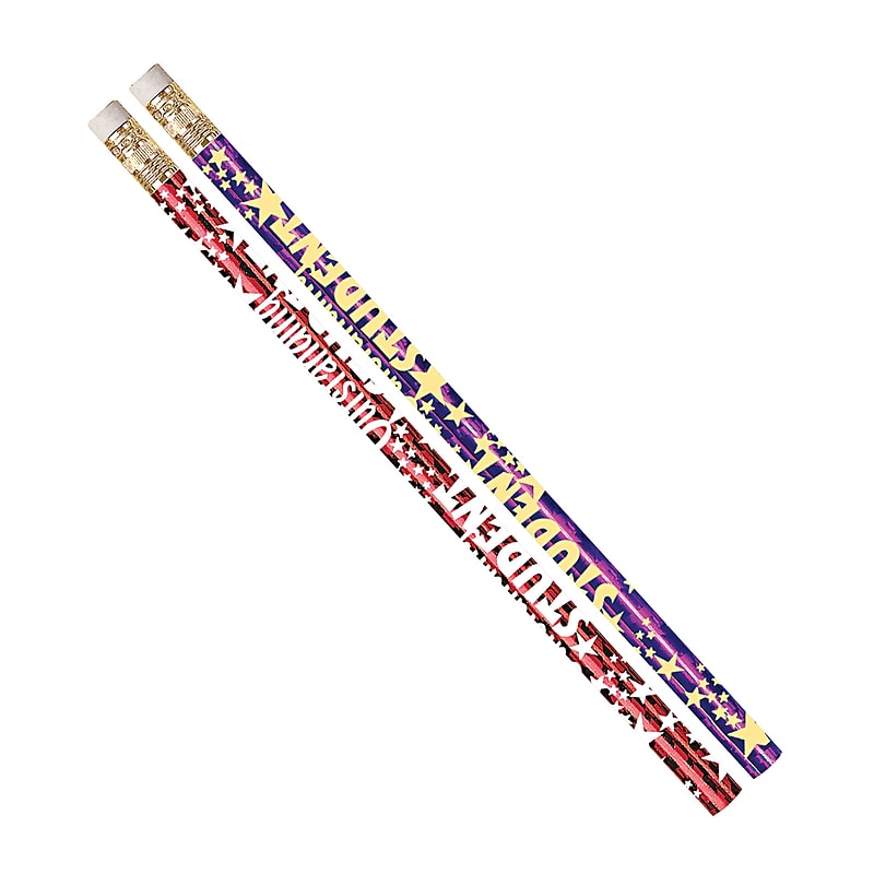 Musgrave Pencil Company Outstanding Student Wooden Pencil, #2 Medium Lead, 12/Pack, 12 Packs/Bundle (MUS1401D-12) image 1