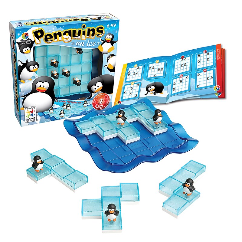 SmartGames Penguins on Ice Puzzle Game (SG-155) image 1