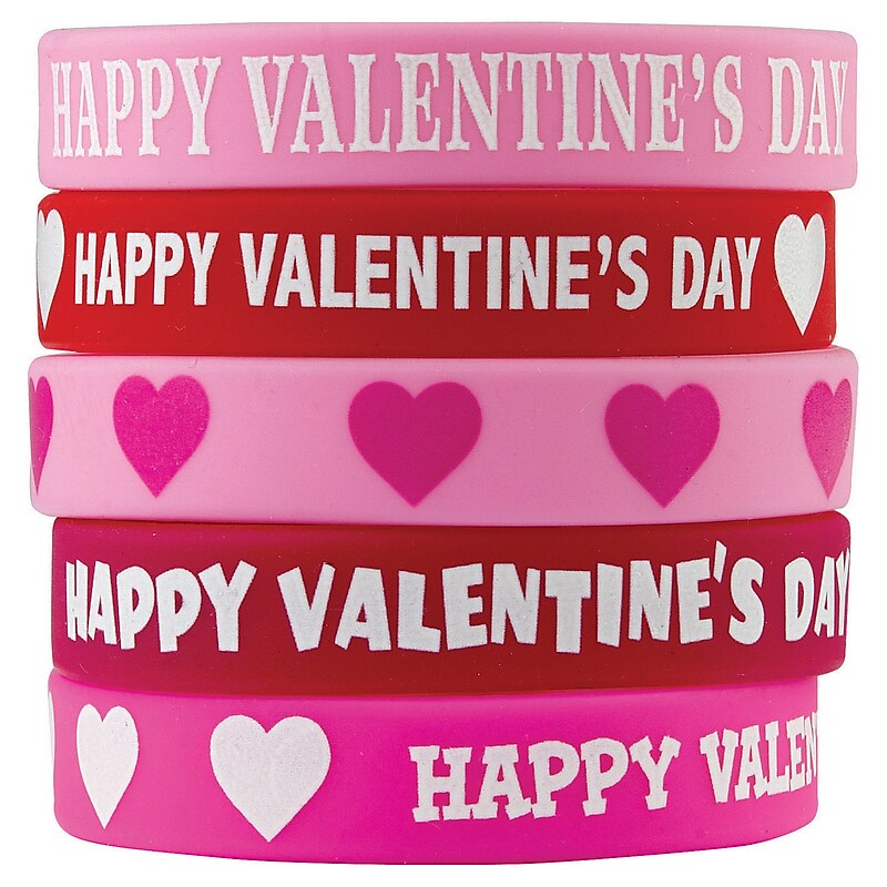 Teacher Created Resources Happy Valentine's Day Wristband, Grades K+ (TCR6564) image 1