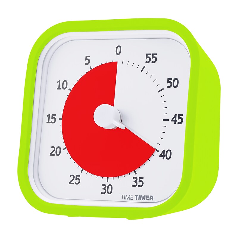 Time Timer MOD, 60-Minute Timer, Lime Green (TTMM9GR) image 1