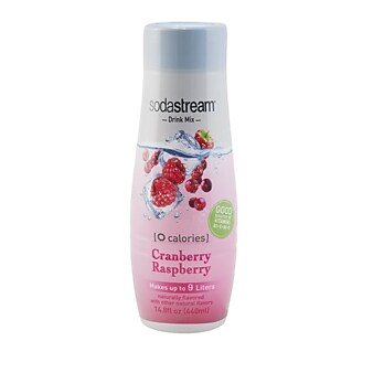 SodaStream Cranberry Raspberry Zero Calorie Sparkling Drink Mix, 440ml