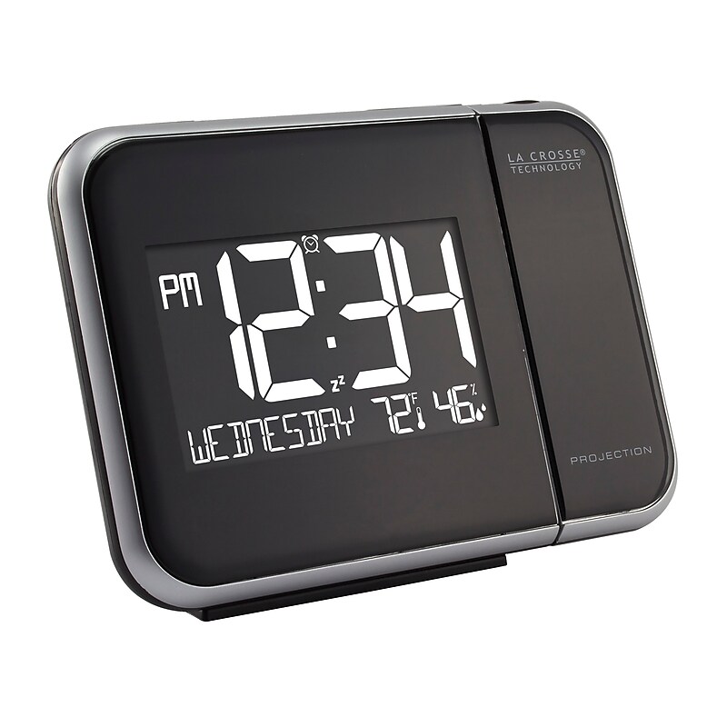 La Crosse Technology Projection Alarm Clock with Indoor Temperature and Humidity (616-1412) image 1