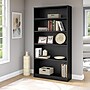 Bush Furniture Universal 72"H 5-Shelf Bookcase with Adjustable Shelves, Black (WL12436)~#|#~m007137868_sc7
