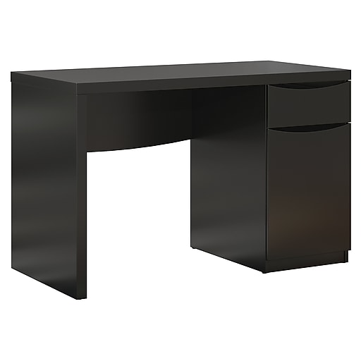 bush furniture montrese computer desk, classic black (my72717-03)