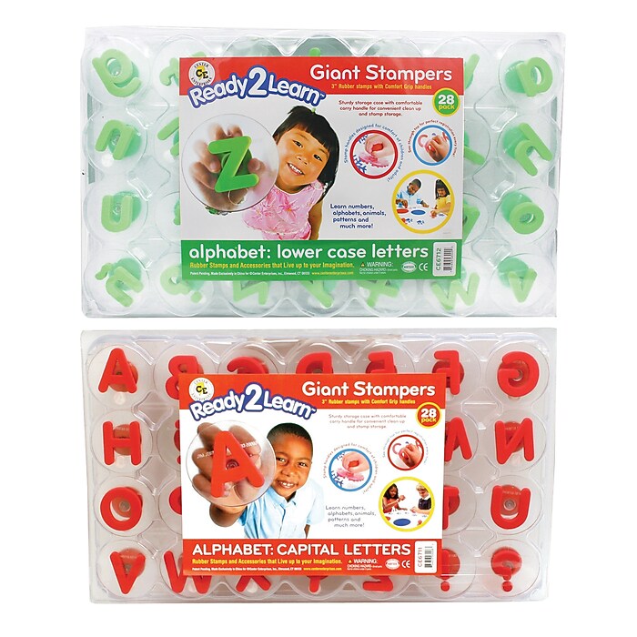 Ready2Learn Giant Alphabet Letters Stampers, 1.9